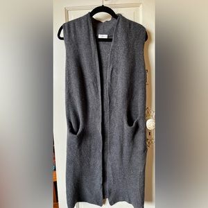 Wilfred Aritzia Merino sleeveless duster (M)